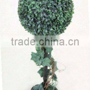 Artificial boxwood topiary tree