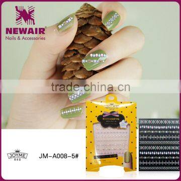 New Air 3D Metallic Gold And Silver Nail Stickers photo-2