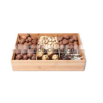 Aonong Bamboo Candy Storage Box With Lid