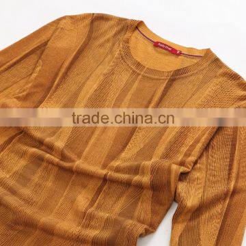 Factory Wool Knitting Pattern Crew Neck Winter Men Sweater photo-3