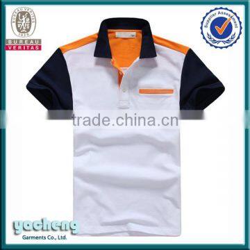 custom mens polo shirt design with combination