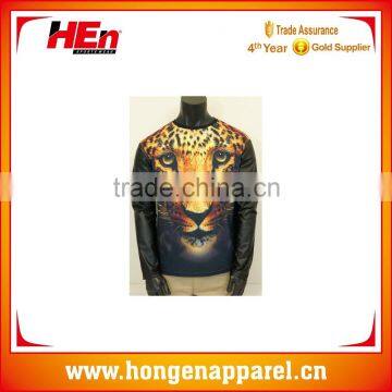 Hongen apparel Sublimation 3D Long Sleeve T Shirt