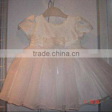 cheap party dress girls white a-line dress small girl dress