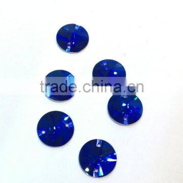 Flat Back Crystal Sew on Stone Crystal Rhinestone With Holes For Jewelry Decoration photo-2