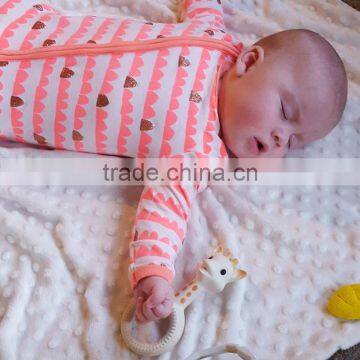 Wholesale Baby Clothes Clothing Set Pink Long Sleeve Romper for Spring photo-3