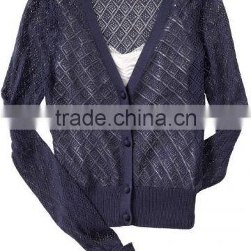 8KN027_2 Jacquard Cardigan