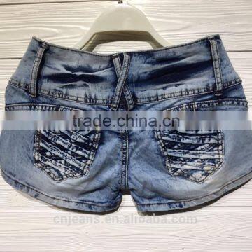 GZY Latest High Waist All-match Fashion Girls Ruffle Shorts Jeans Stock Lot photo-2