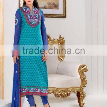 Cotton Jacquard ReadyMade Suits With Designer Dupatta