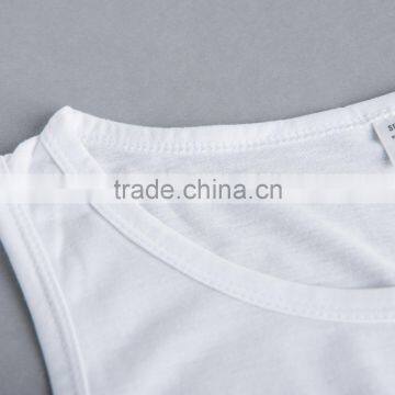 Tank Top Men Long Hip Hop Tops Loose Vest Men Casual Low Cut Design Tank Tops. Subliamtion Print photo-3