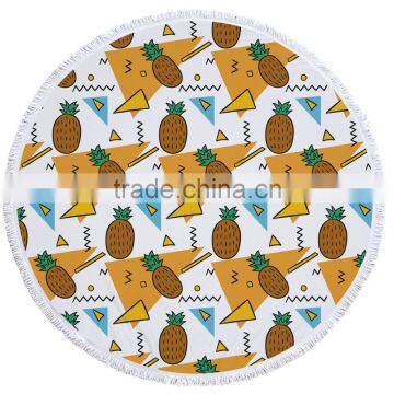 Custom Printed Good Quality Round Towel Printed Many Color Round Beach Towel photo-3