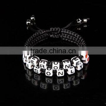 Diy Woven Key Lock Charms Bracelet Red Cord Braided Handcuffs Bracelet Cheap Couple Bracelets for 2016 Promotional Items photo-6