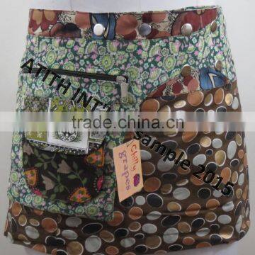 Printed Wrap Skirt photo-2