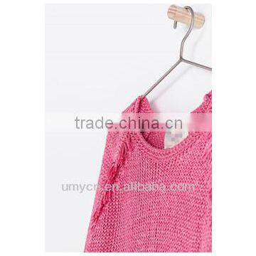 2014 Girl's Lovely Frills Knitted Pullover Sweater