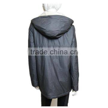 2014-2015 New Design Lady Sherpa Lining Fabric Parka Custom Made Coat Lady Parka photo-3