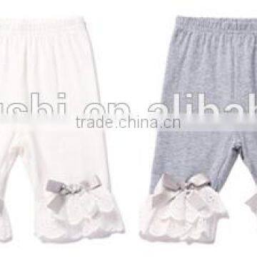 Hot Selling Custom Fashion Pants for Little Kids/girls Ruffle Pants photo-5