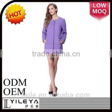 2015 New Korean Style Fashion Woolen Winter Design Lady Coat photo-2