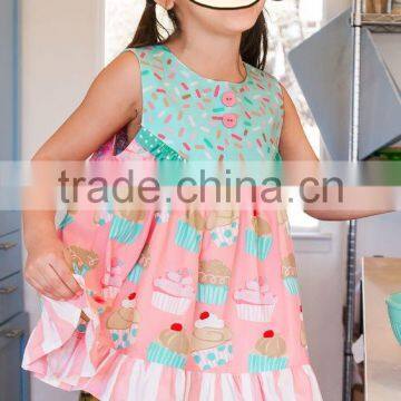 Princess Boutique Clothing Princess Dress Star Partten Sleeveless Summer Autument Wearing Wholesale Children Clothing Usa Child photo-2