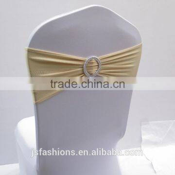 Big Discount Lavender Lycra Chair Bands With Round Buckle Lycra Chair Cover Sash Bands for Weddings Events Decoration photo-4