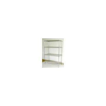 NSF Heavy Duty Rolling Chrome Wire Shelving ( load 500lbs / shelf )