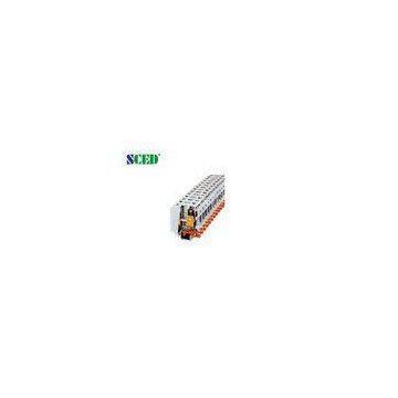 20.0mm Din Rail Mounted Terminal Blocks , High Current PCB Terminal Block 600V 150A
