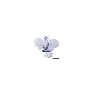 Bee Shaped Night Lamp with 4W c7 Bulb (UL, CUL)