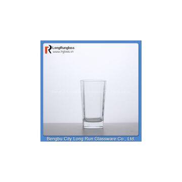 LongRun hot selling square base water glass/glassware dinnerware wholesale