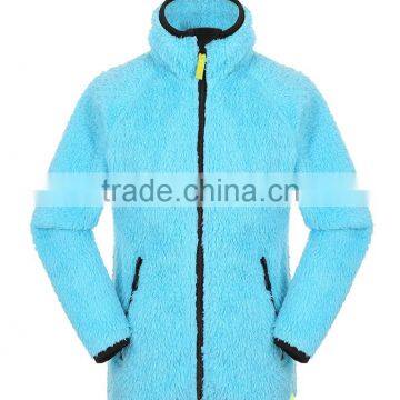 fashion coral fleece lady winter jacket clothing