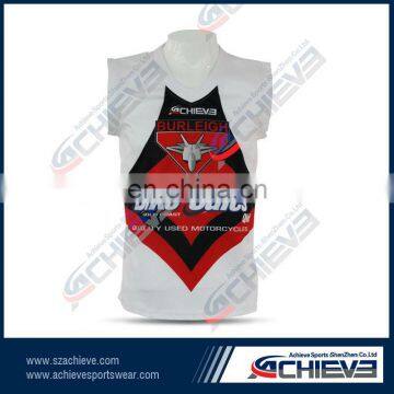 Rugby wear rugby vest tops for team practice