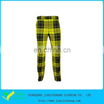 Promotion Traditional High Quality Plaid Alibaba Pants And Trousers