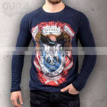 Custom Printed Men Crewneck