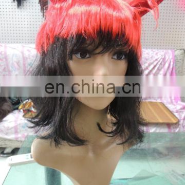 Women Devil Halloween wig with Horns