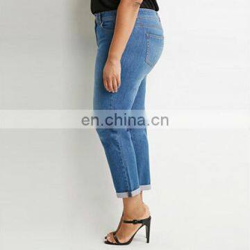Wholesale Latest Fashion New Design Women Elephant Jeans Pants,Lady New Pattern Jeans Pants,Plus Size Pants photo-2