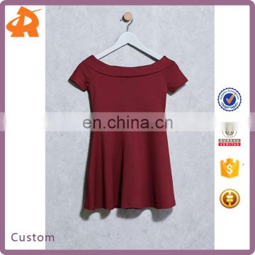 Wholesale High Quality Children Girl Dress Summer Off-shoulder Fashion Little Girls Kids Dress