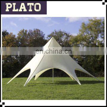 white garden heavy duty outdoor star tent for party event