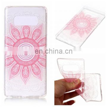 High quality Transparent Soft TPU Back Cover Case for Samsung Galaxy Note 8