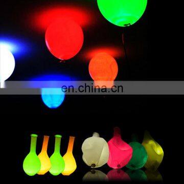 led balloon led light balloon size 3.2g 12 inch with flashing light decorate party