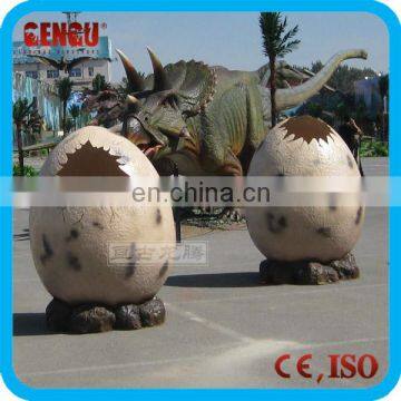 Amusement park decorations fiberglass dinosaur egg for sale