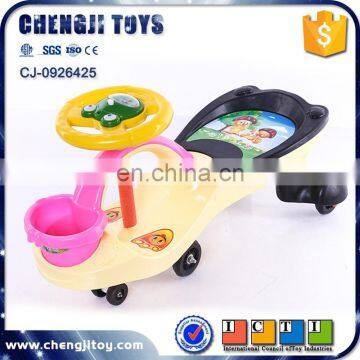 Funny ride on car plastic swing car price for kids