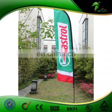 Top Quality Moving Beach Flag Auto Flag Pole For Advertising