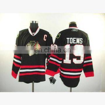 NHL ice hockey Chicago Blackhawks 19#toews jersey custom,hockey wear