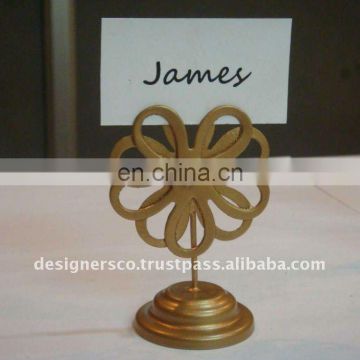 Flower Wedding Favor Place Card Holder