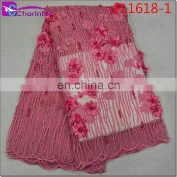 High Quality Women Dress African Lace Fabrics FL1618 photo-2