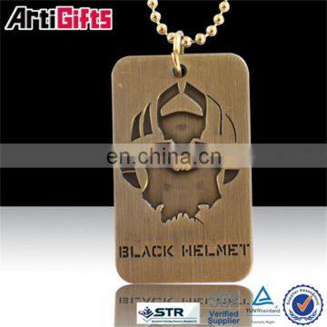 High End Metal Gold Dog Tags for Kids With Ball Chain photo-2