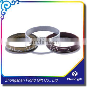 High quality 2017 branding deboss cheapest silicone bracelets