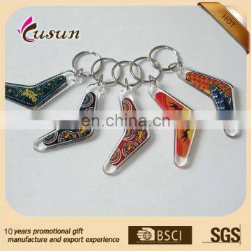 Hot sale fashion colorful keychain custom shape keychain