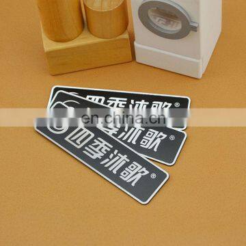 MINGYUAN aluminum logo sticker,casting logo sticker