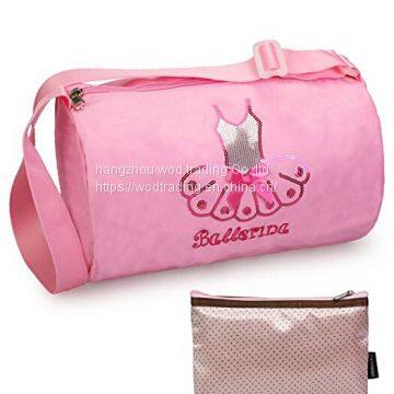 pink dance bag for girls from China with good quality