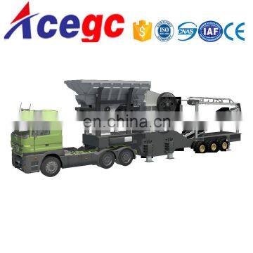 Mobile crushing station,portable crushing plant,movable crushing and washing machine