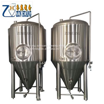 Glycol water jacket conical beer fermenter fermentation tank