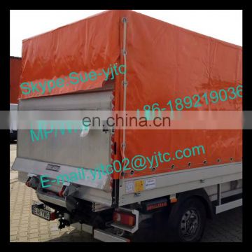 custom size orange color trailer cover